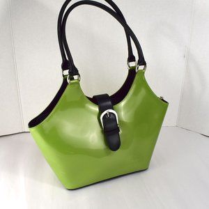 Beijo Green Satchel